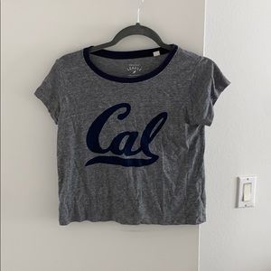 Cal crop top tshirt